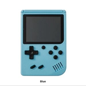 Retro Portable Blue Mini Handheld Video Game Console 400 In 1